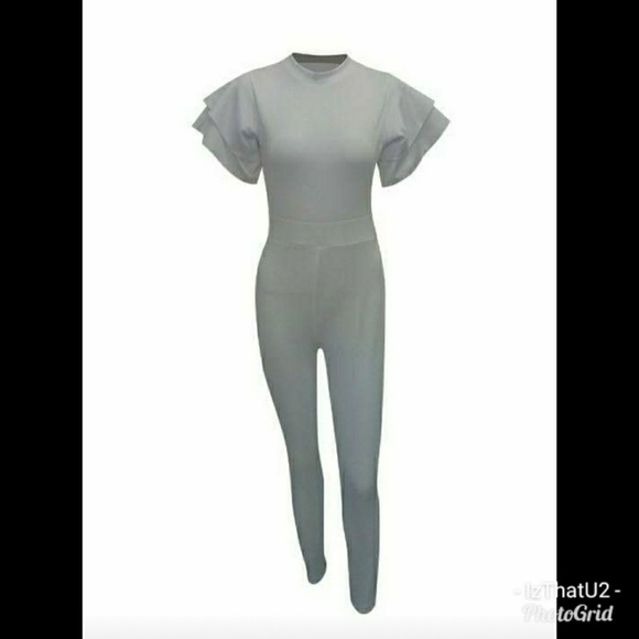 New Stylish Round Neck Short Sleeves white polyest - Picture 4 of 6